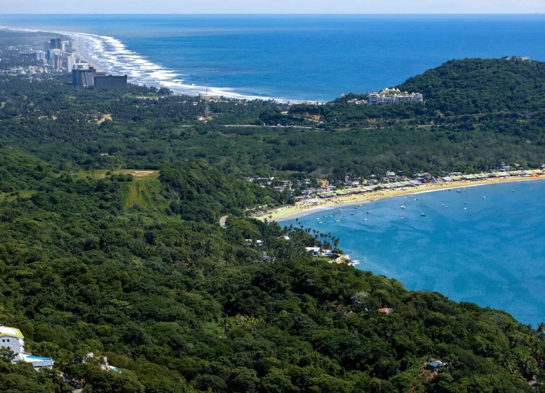 Regiones de Guerrero Coastline near Acapulco in Mexico